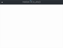 Tablet Screenshot of mariaholland.net